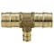 Apollo 1 in. x 1 in. x 1/2 in. Brass PEX-A Expansion Barb Reducing Tee EPXT1112 - alternate 2